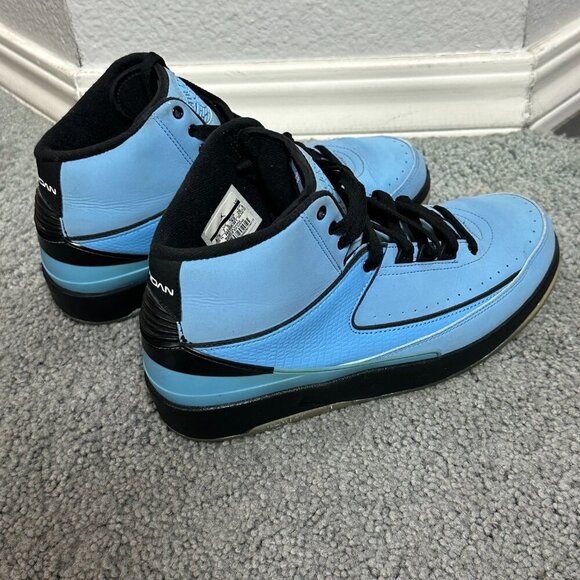 Nike Air Jordan 2 Retro QF University Blue / Black Sneakers - 2010 - Men's 8.5 - Picture 2 of 14